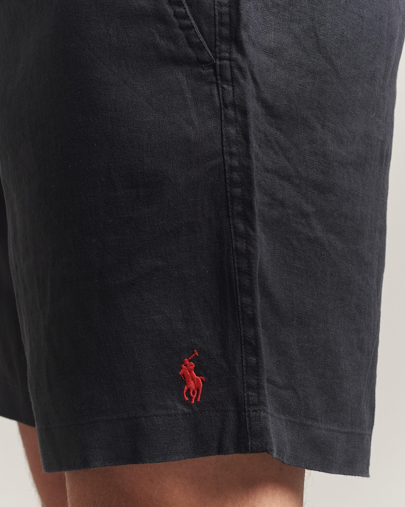 Herren | Shorts | Polo Ralph Lauren | Dyed Linen Shorts Polo Black