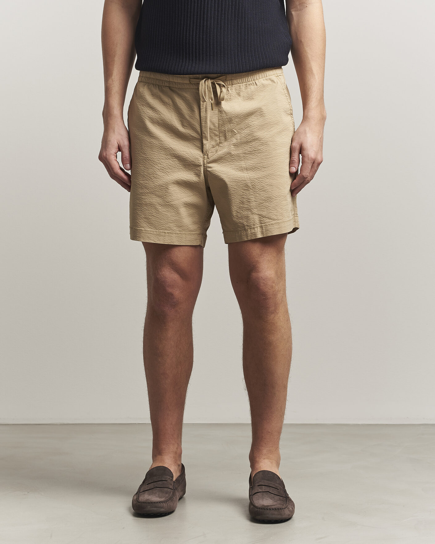 Herren | Shorts | Polo Ralph Lauren | Seersucker Shorts Coastal Beige