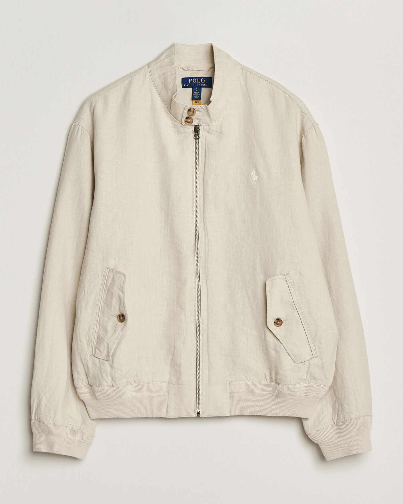 Herren | Jacken | Polo Ralph Lauren | Linen Herringbone Windbreaker Basic Sand