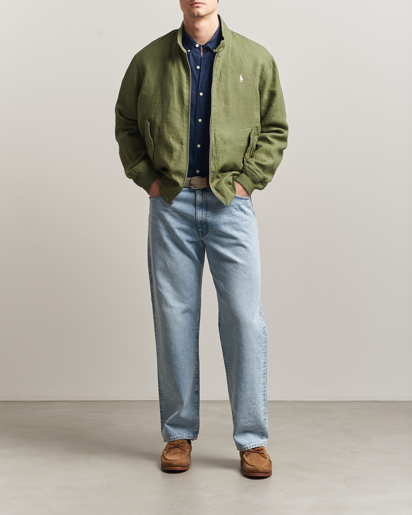 Herren |  | Polo Ralph Lauren | Linen Herringbone Windbreaker Garden Trail
