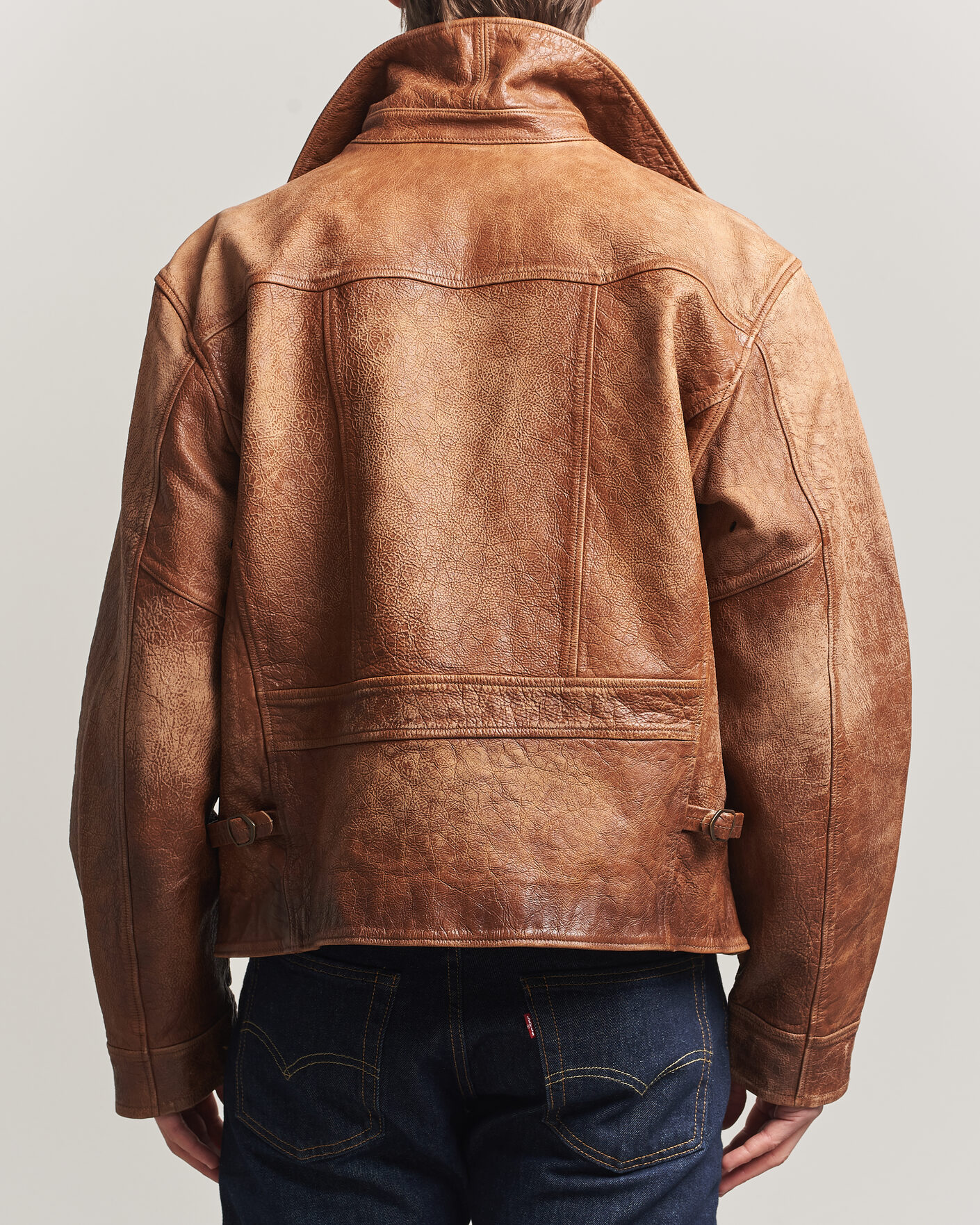 Herren | Jacken | Polo Ralph Lauren | Cow Leather Moto Jacket Brown