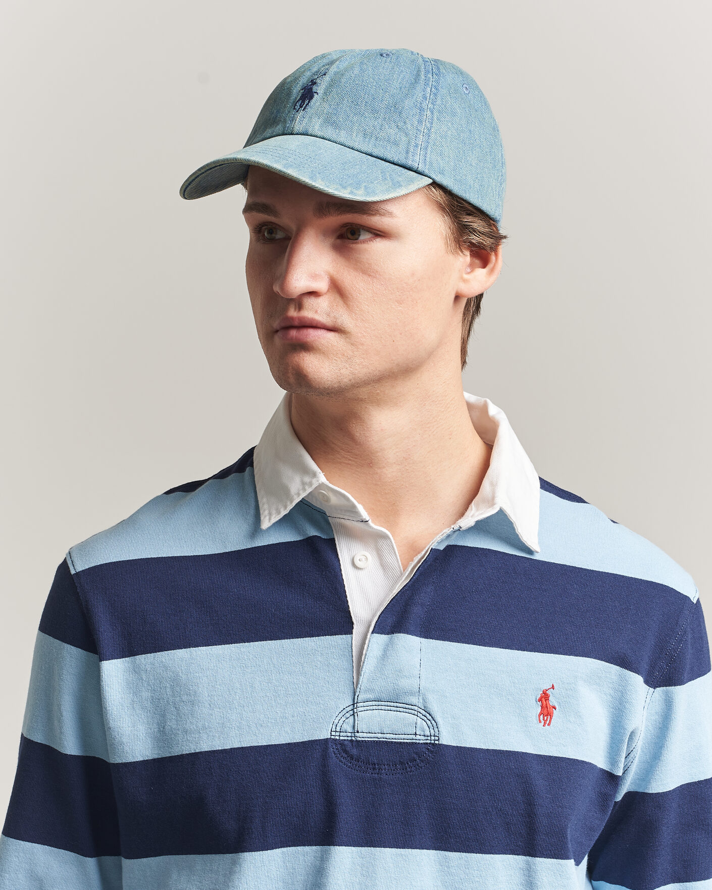 Herren | Hüte & Mützen | Polo Ralph Lauren | Denim Cap Light Wash