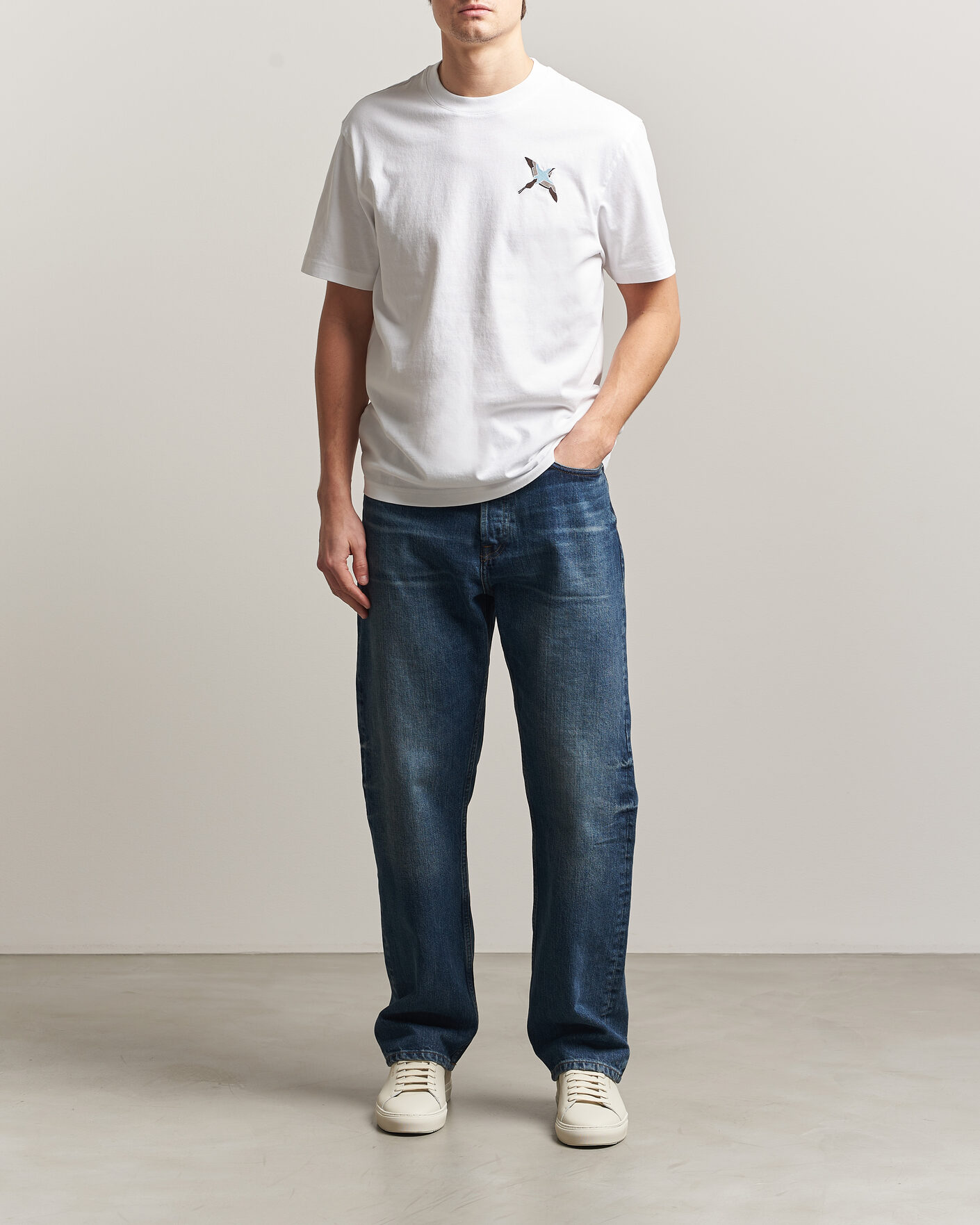 Herren | T-Shirts | Axel Arigato | Micro Bee Bird T-Shirt White