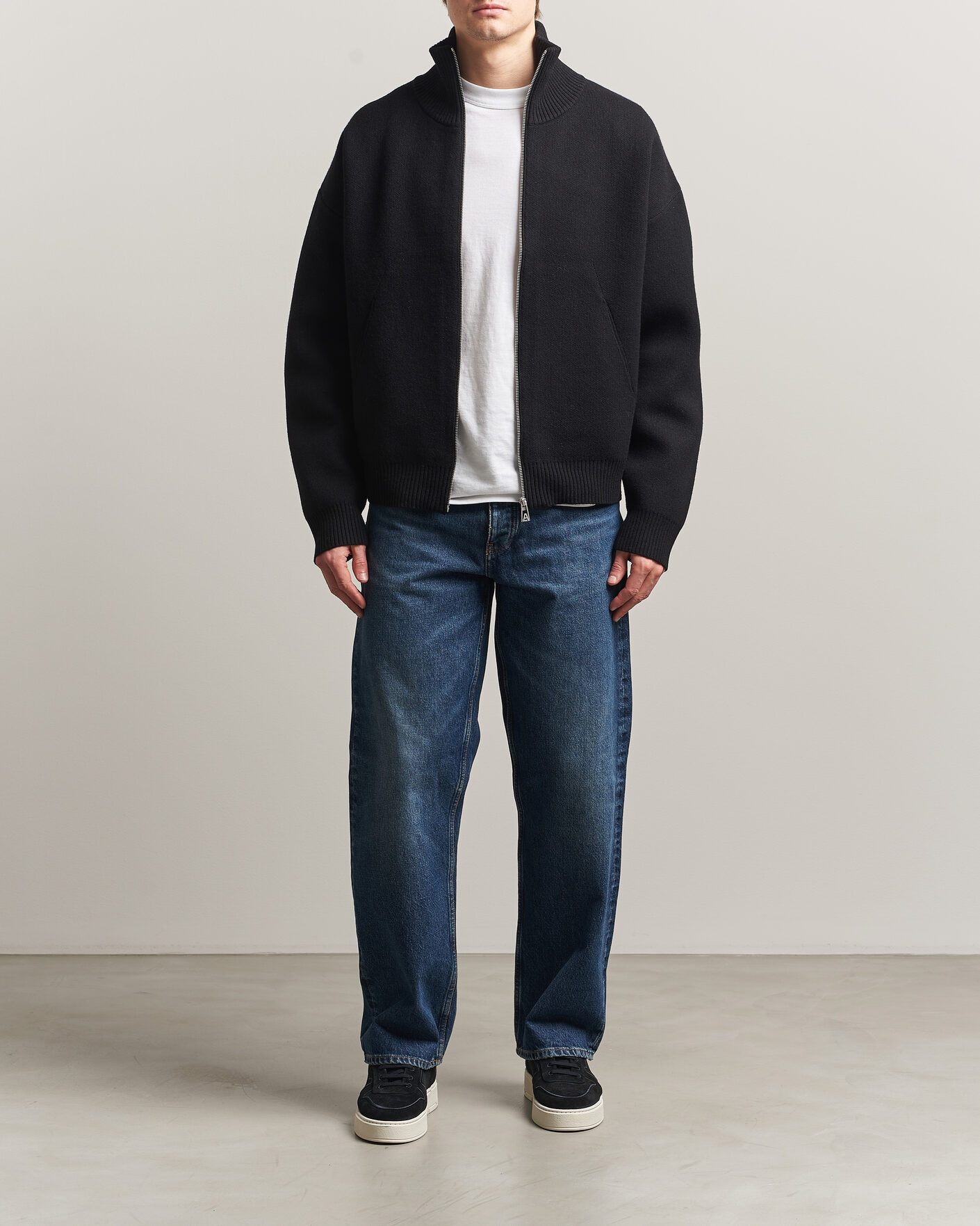 Herren | Pullover | Axel Arigato | Core Zip-Up Sweater Black
