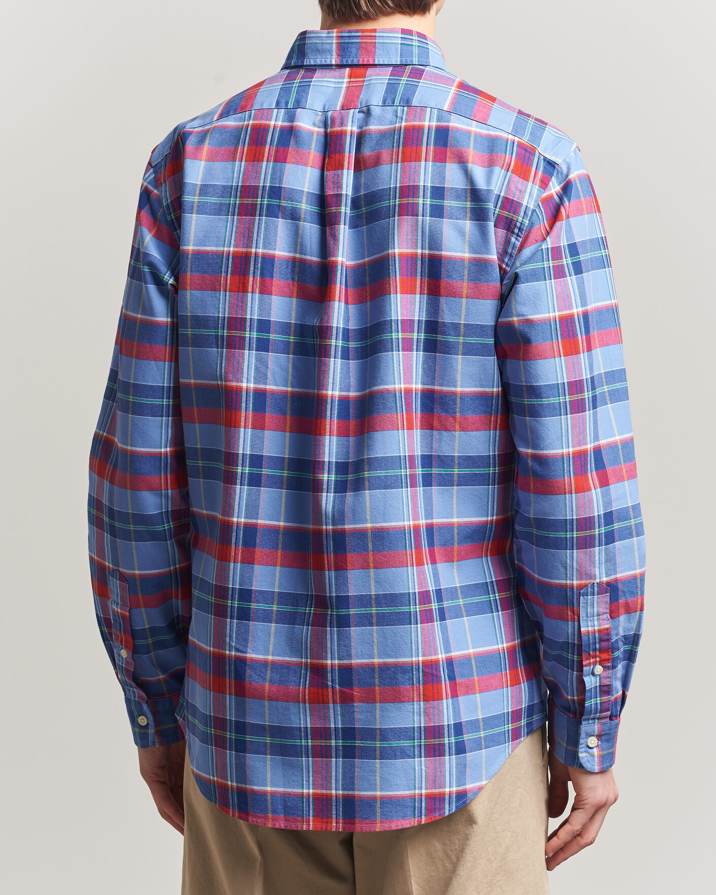 Herren | Hemden | Polo Ralph Lauren | Custom Fit Check Oxford Shirt Blue Multi