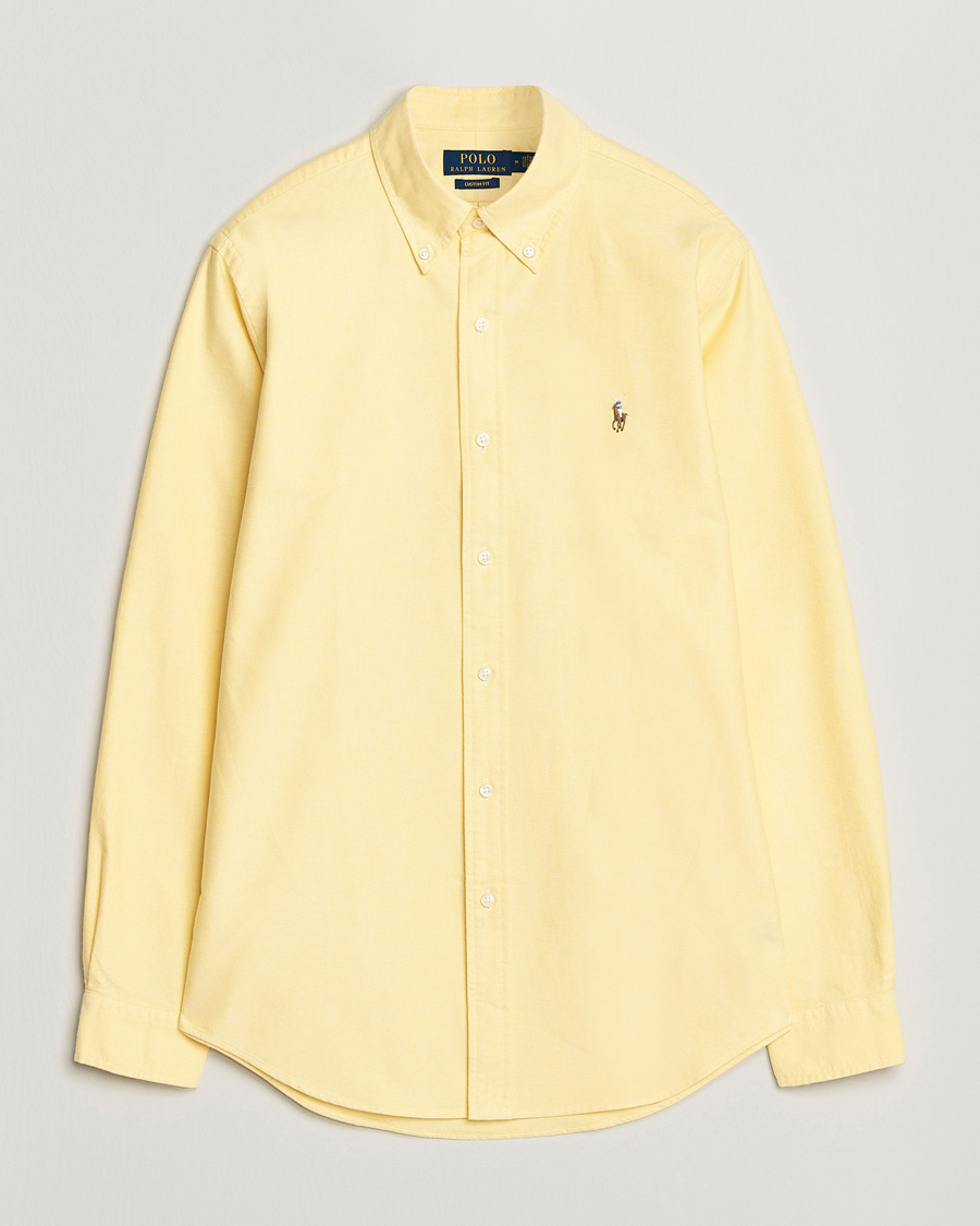 Herren | Hemden | Polo Ralph Lauren | Custom Fit Oxford Shirt Yellow
