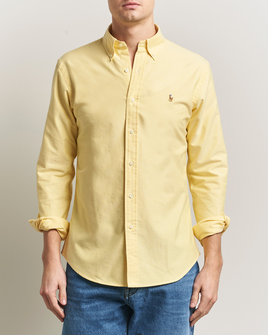 Herren | Hemden | Polo Ralph Lauren | Custom Fit Oxford Shirt Yellow