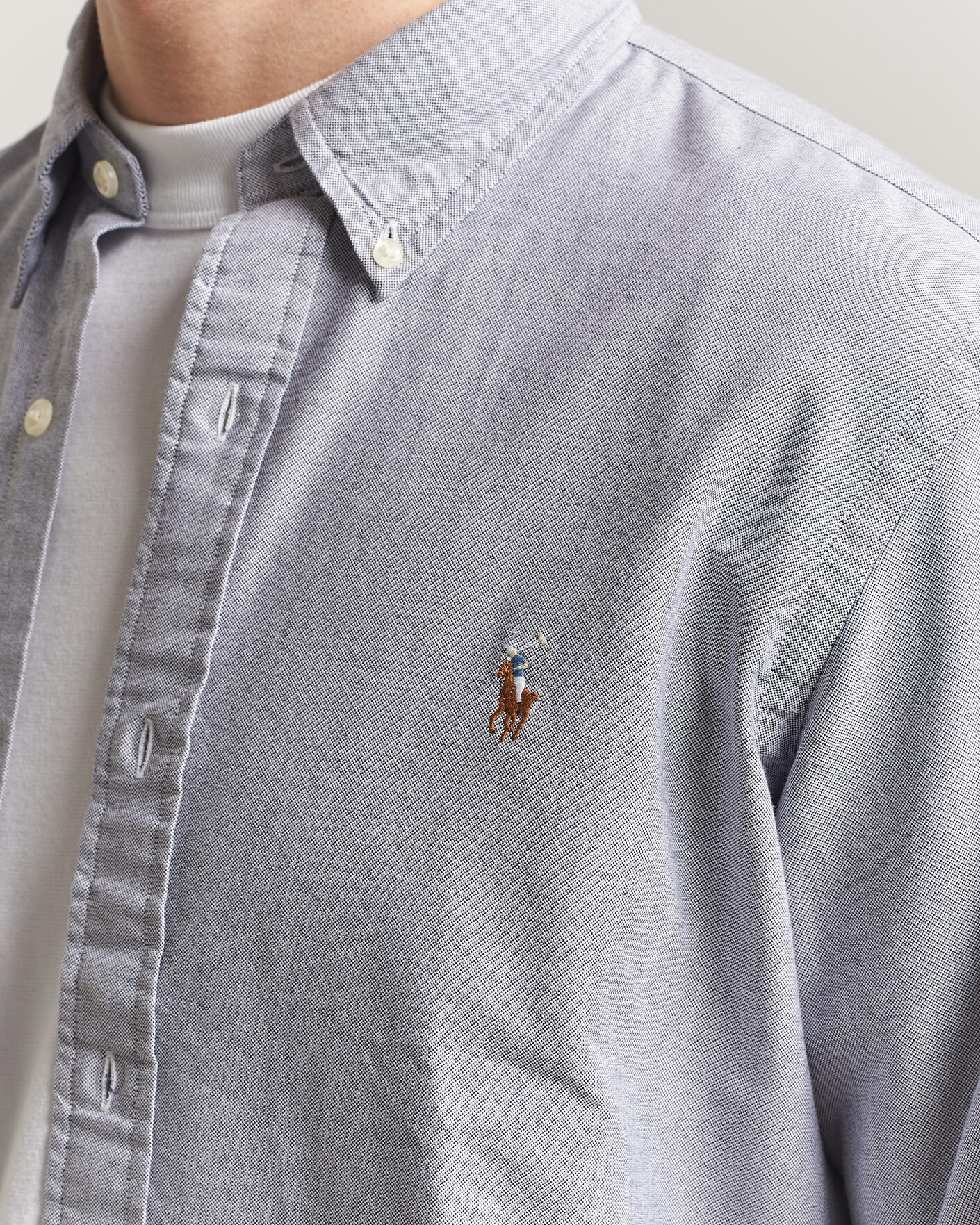 Herren | Hemden | Polo Ralph Lauren | Custom Fit Oxford Shirt Navy