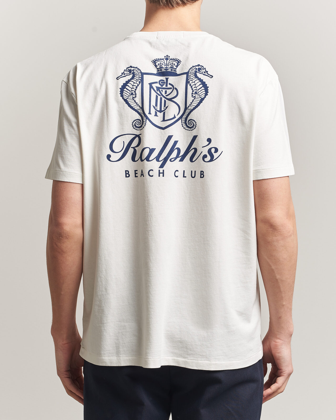 Herren | T-Shirts | Polo Ralph Lauren | Ralph's Beach Club Back Print Tee White