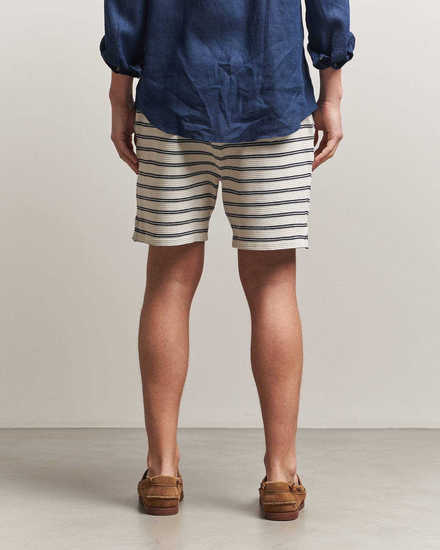 Herren | Shorts | Polo Ralph Lauren | Knitted Shorts Pale Cream/Newport Navy