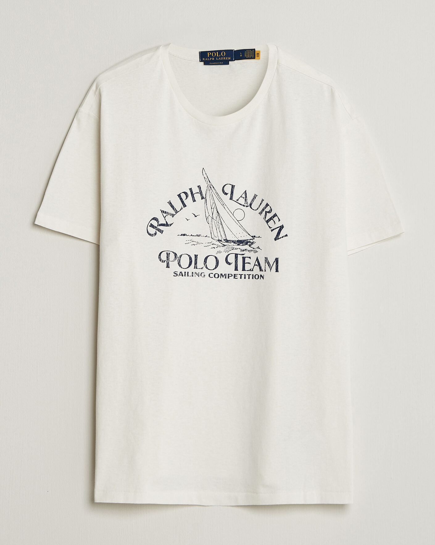 Herren | T-Shirts | Polo Ralph Lauren | Ralph's Beach Club Printed Tee Deckwash White