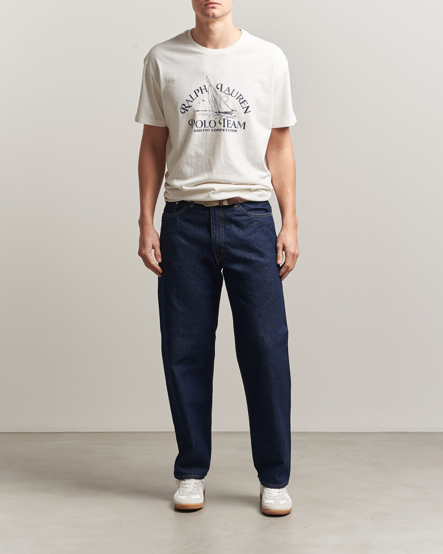 Herren | T-Shirts | Polo Ralph Lauren | Ralph's Beach Club Printed Tee Deckwash White