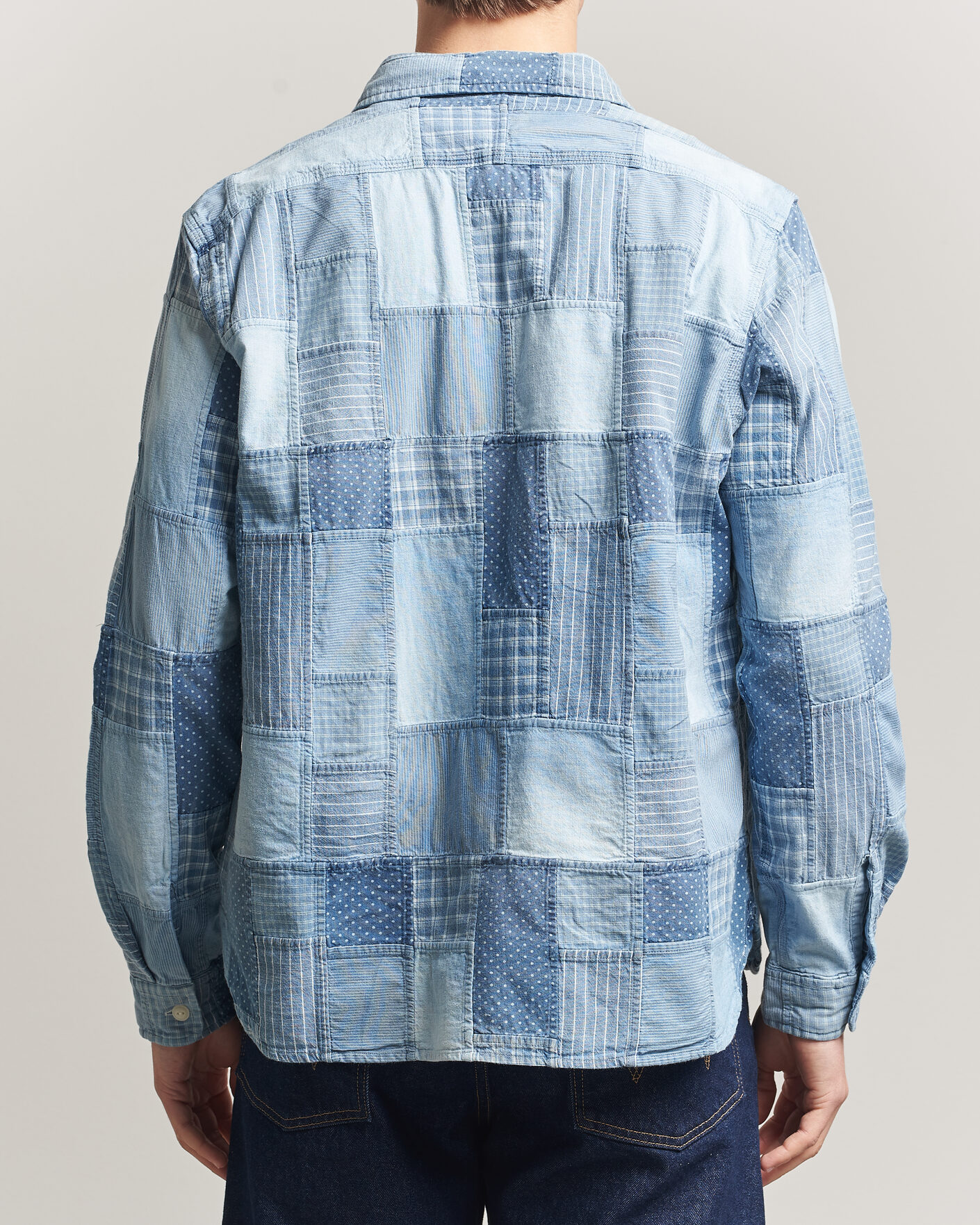 Herren | Hemden | Polo Ralph Lauren | Indigo Patchwork Shirt Blue