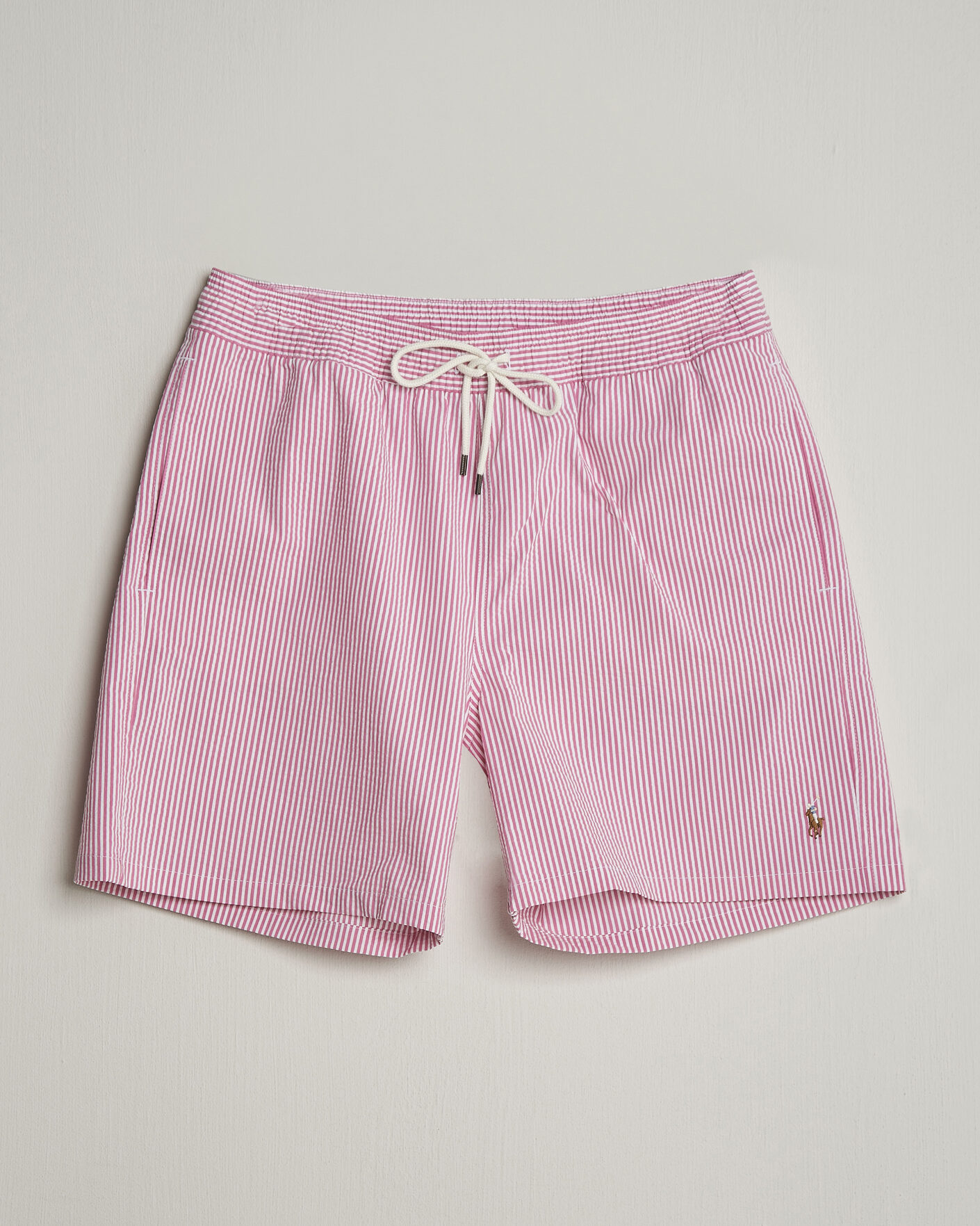 Herren | Badehosen | Polo Ralph Lauren | Traveler Mid Trunk Seersucker Rose