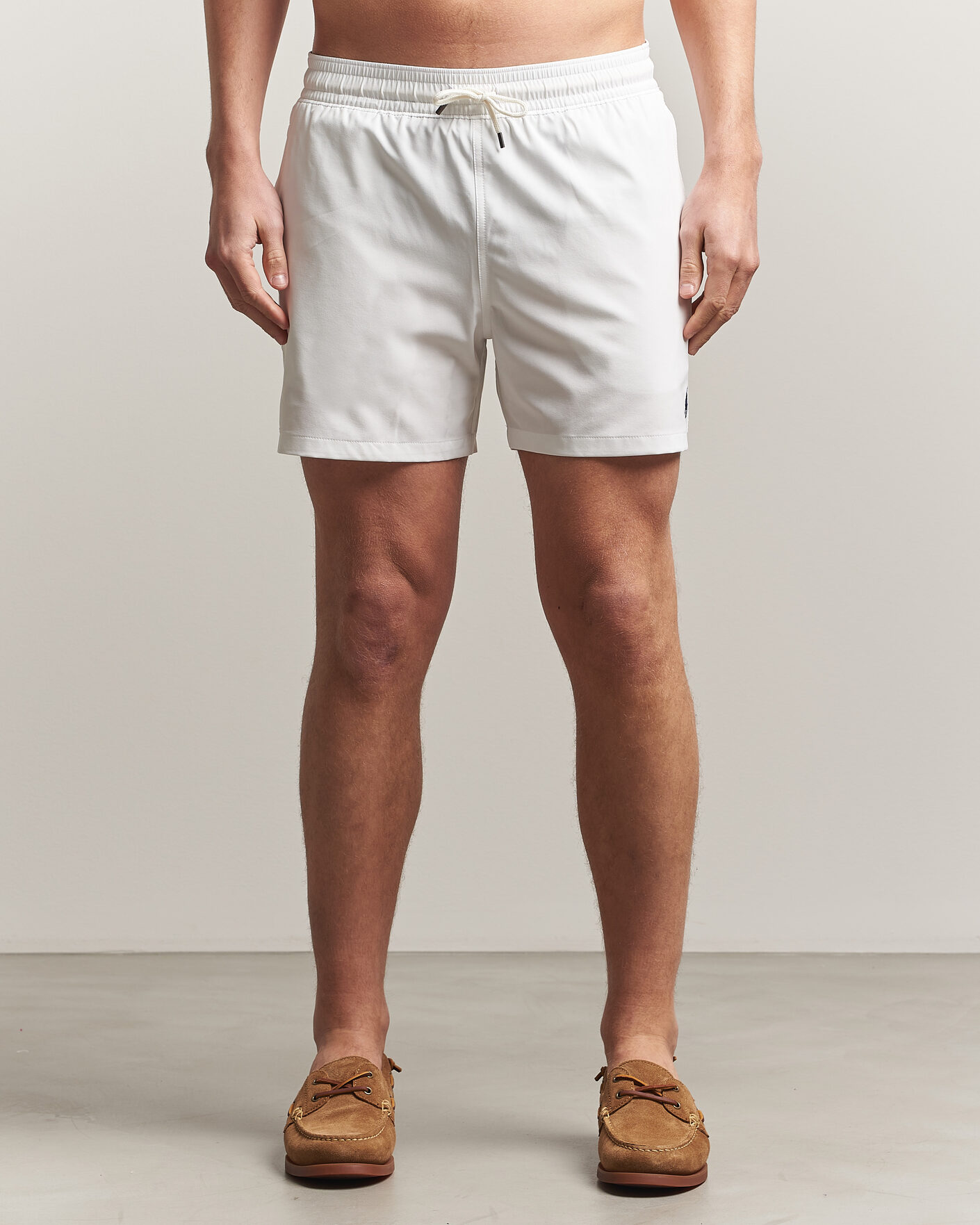 Herren | Badehosen | Polo Ralph Lauren | Traveler Slim Trunk White