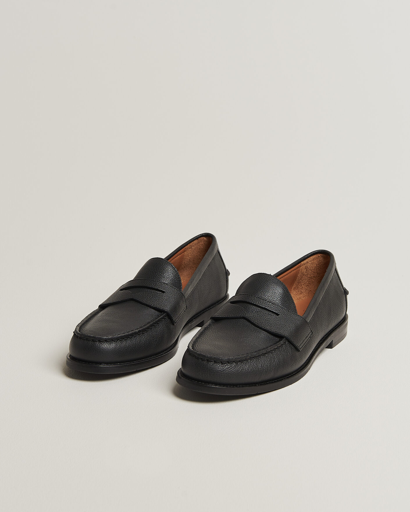 Herren | Loafer | Polo Ralph Lauren | Alston Penny Loafer Black Pebble Calf
