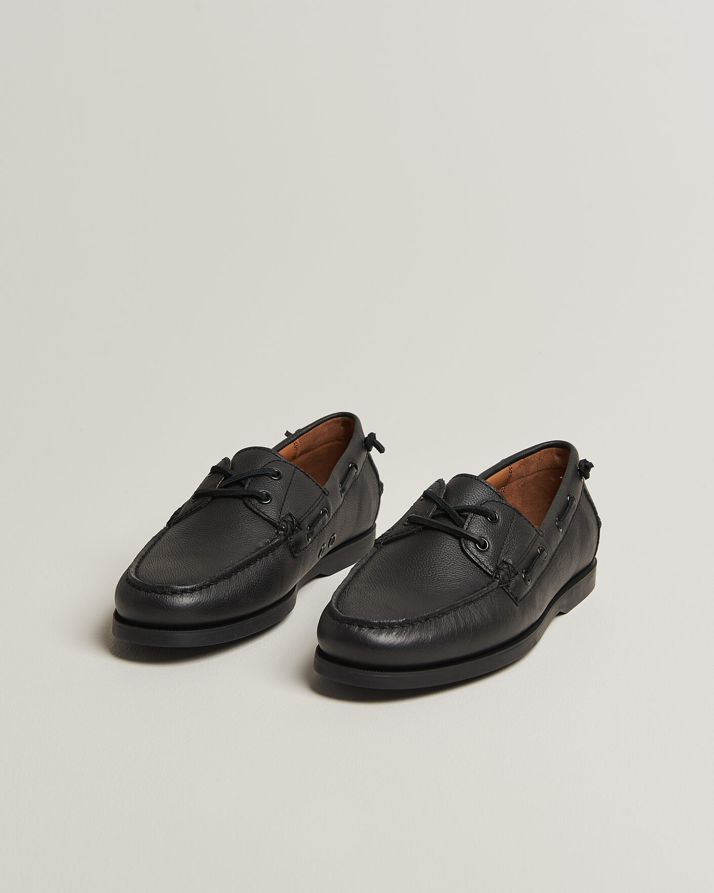 Herren | Segelschuhe | Polo Ralph Lauren | Merton Boatshoe Triple Black