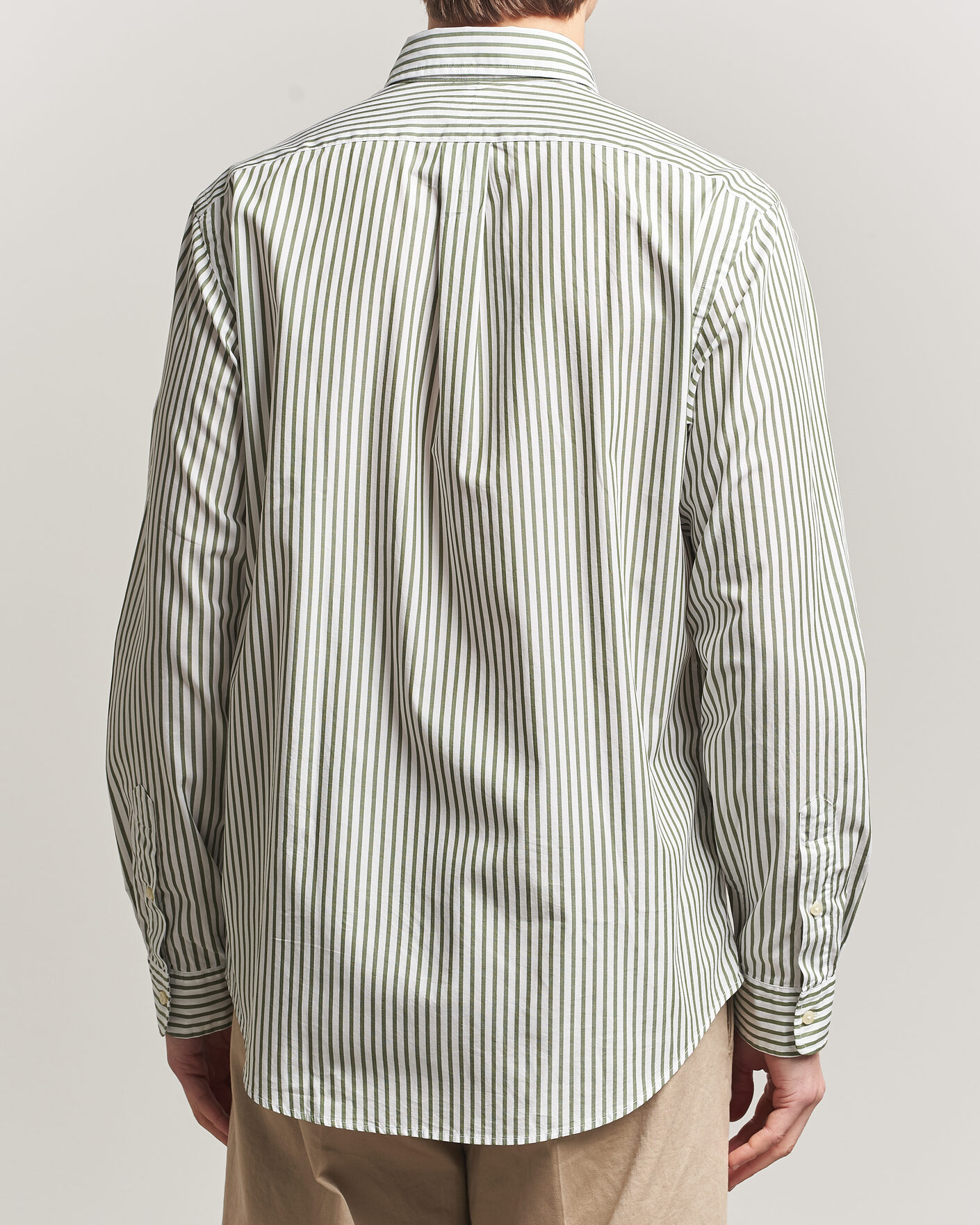 Herren | Hemden | Polo Ralph Lauren | Custom Fit Poplin Striped Shirt Garden Trail