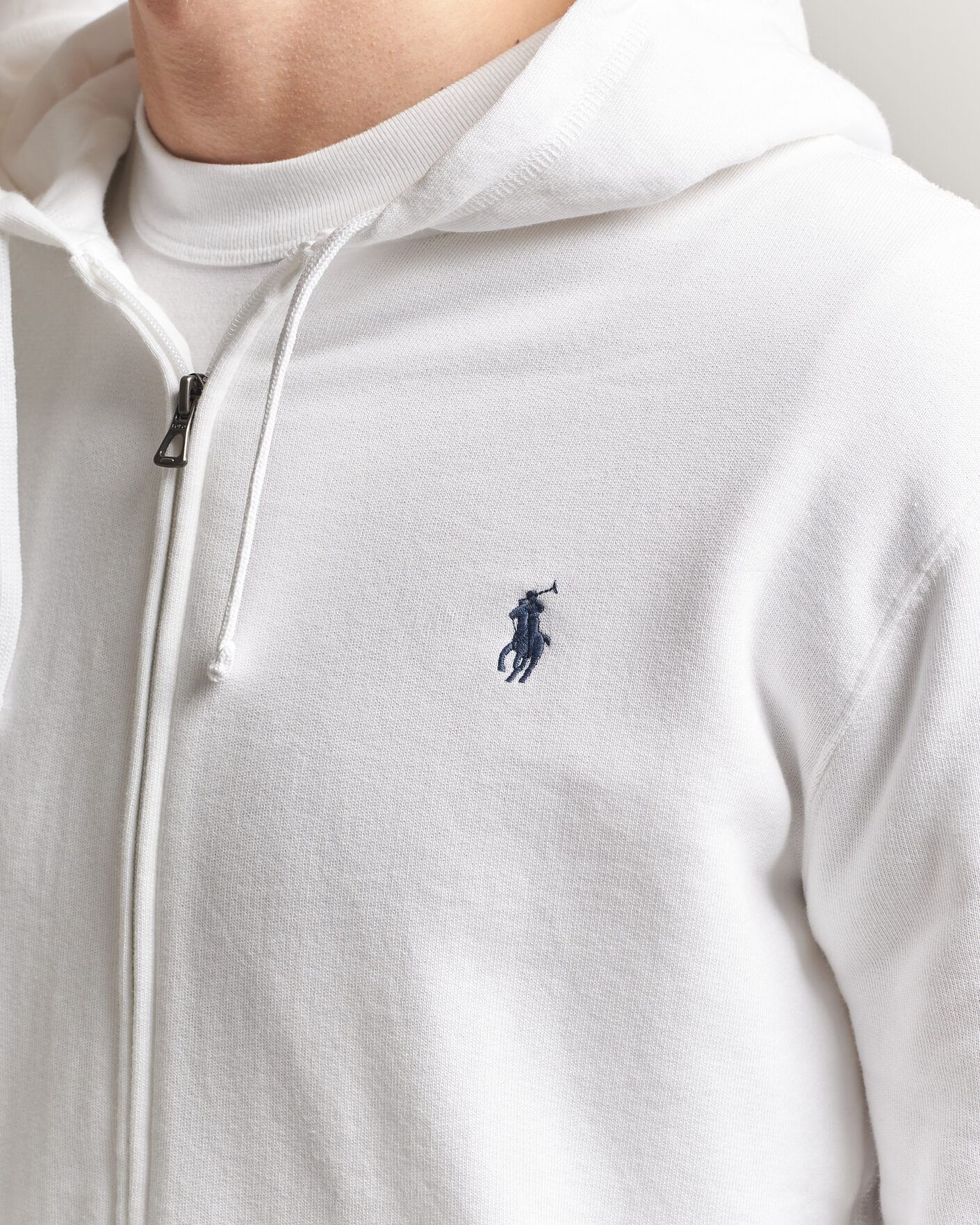 Herren | Pullover | Polo Ralph Lauren | Island Terry Full Zip Hoodie White
