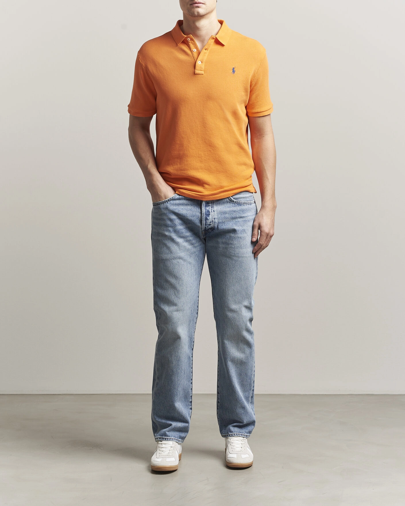 Herren | Poloshirts | Polo Ralph Lauren | Island Terry Polo Resort Orange