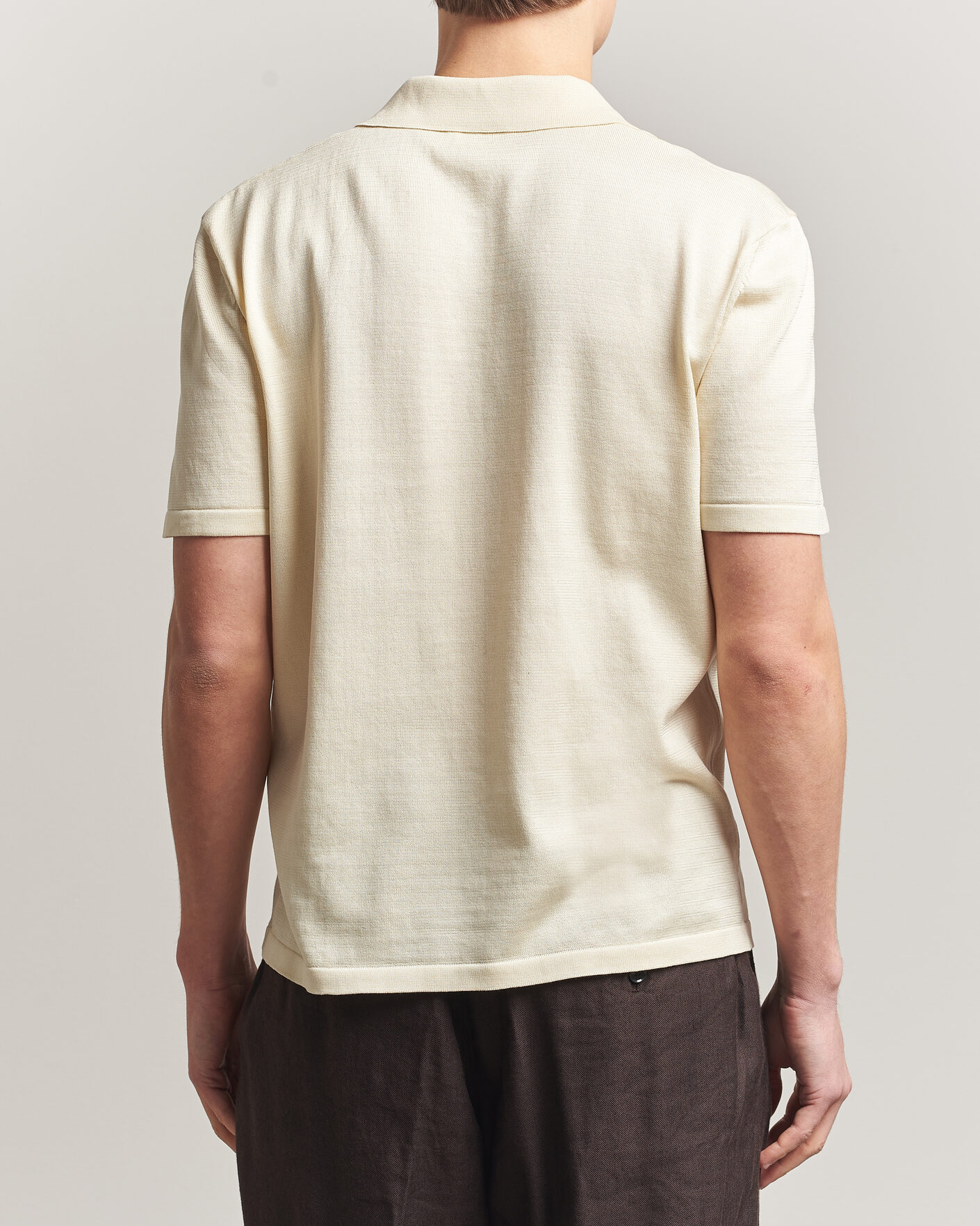 Herren | Poloshirts | A.P.C. | Colin Knitted Polo Ecru
