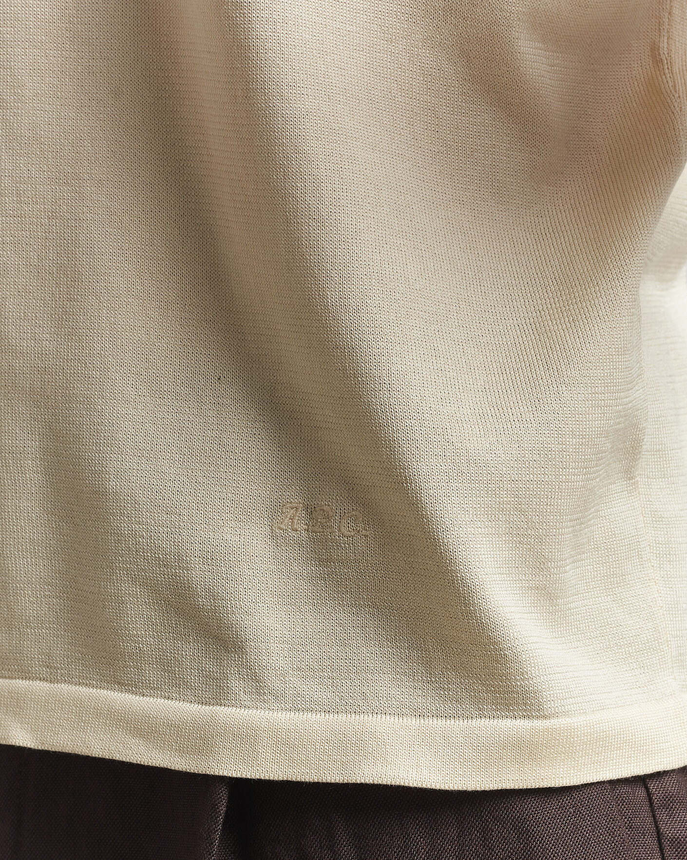 Herren | Poloshirts | A.P.C. | Colin Knitted Polo Ecru