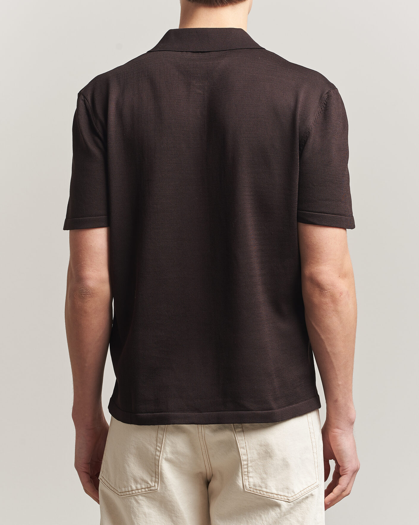 Herren | Poloshirts | A.P.C. | Colin Knitted Polo Brown