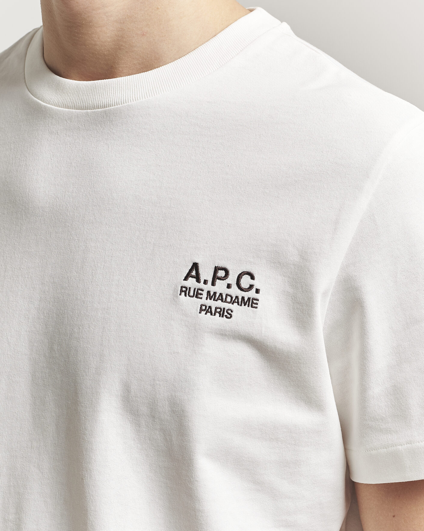 Herren | T-Shirts | A.P.C. | Rue Madame T-Shirt Off White