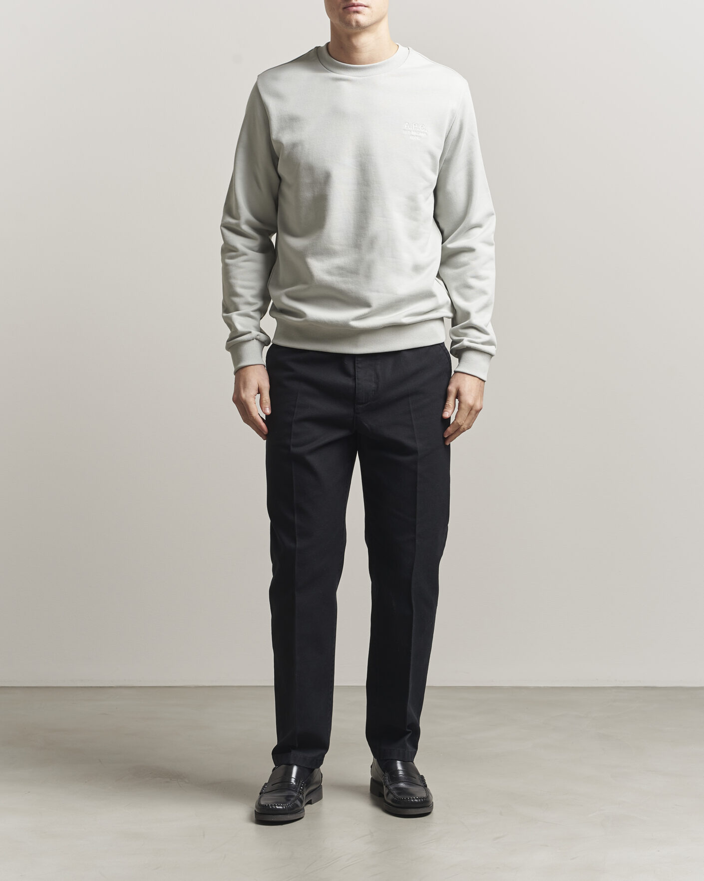 Herren | Pullover | A.P.C. | Rue Madame Sweatshirt Light Green