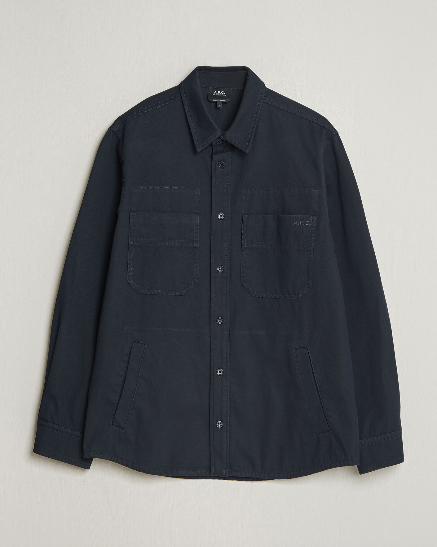 Herren | Hemden | A.P.C. | Noah Cotton Overshirt Dark Navy