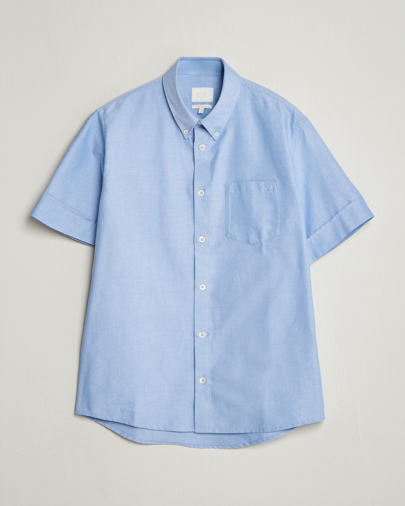 Herren | Hemden | A.P.C. | Jack Short Sleeve Shirt Light Blue