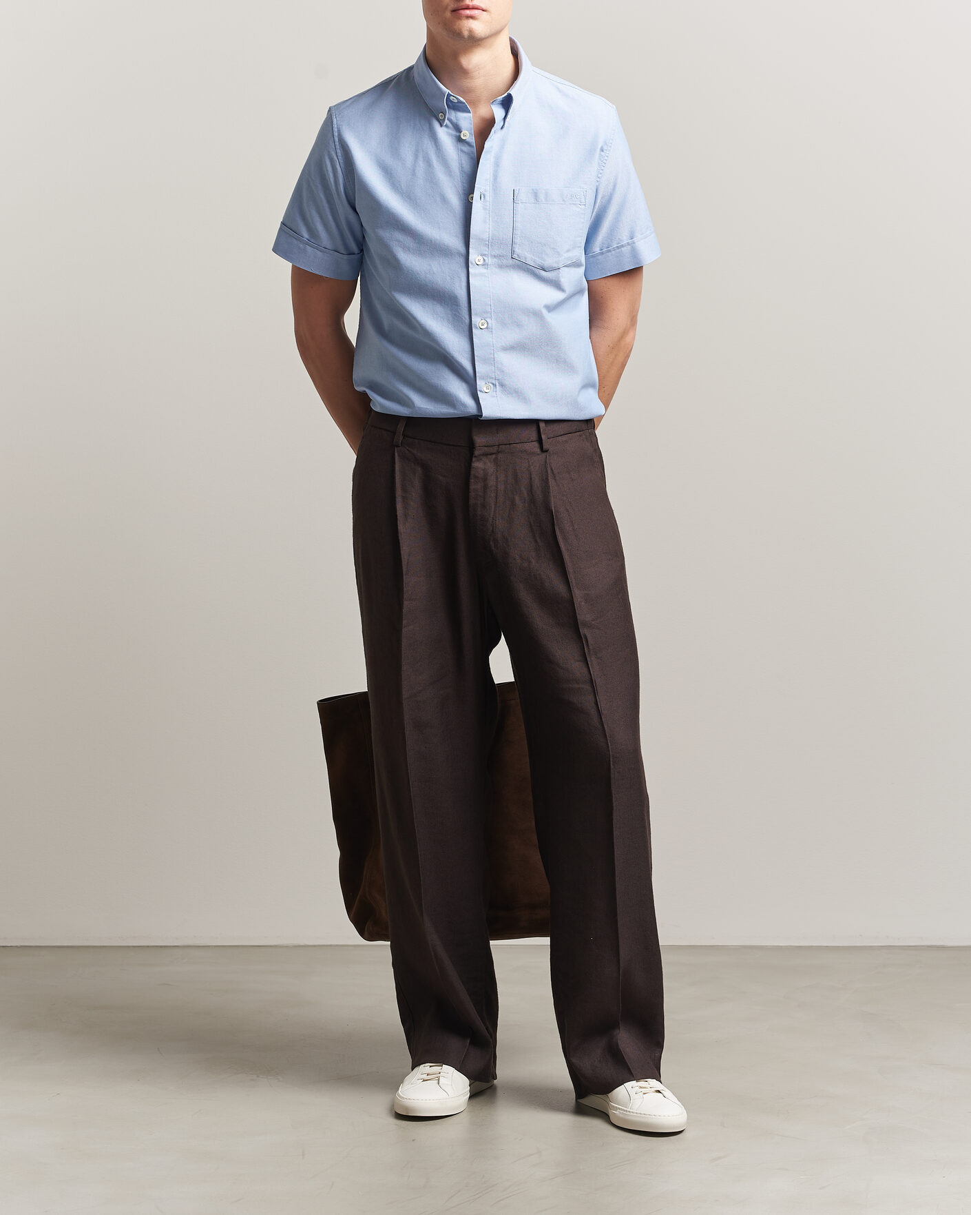 Herren | Hemden | A.P.C. | Jack Short Sleeve Shirt Light Blue