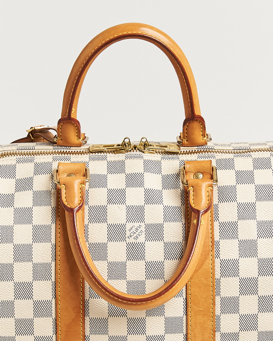 Herren | Pre-Owned & Vintage Bags | Louis Vuitton Pre-Owned | Keepall Bandouliére Damier Azur