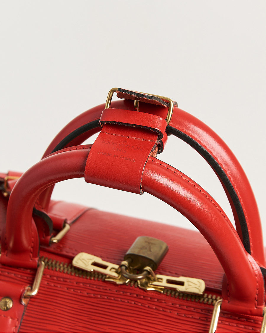 Herren | Pre-Owned & Vintage Bags | Louis Vuitton Pre-Owned | Keepall 50 Epi Leather Red