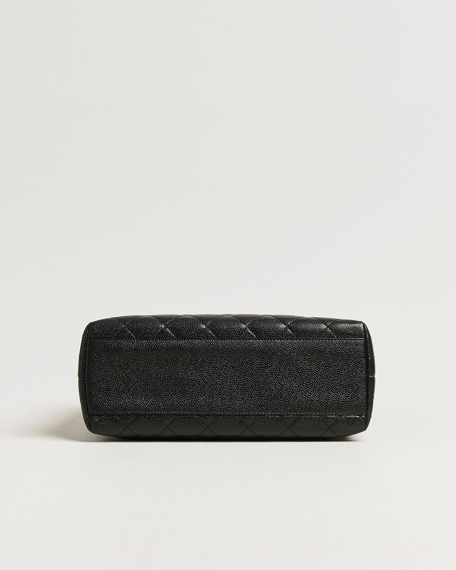 Herren | Pre-Owned & Vintage Bags | Chanel Pre-Owned | Kelly Top Handle Bag Caviar Black
