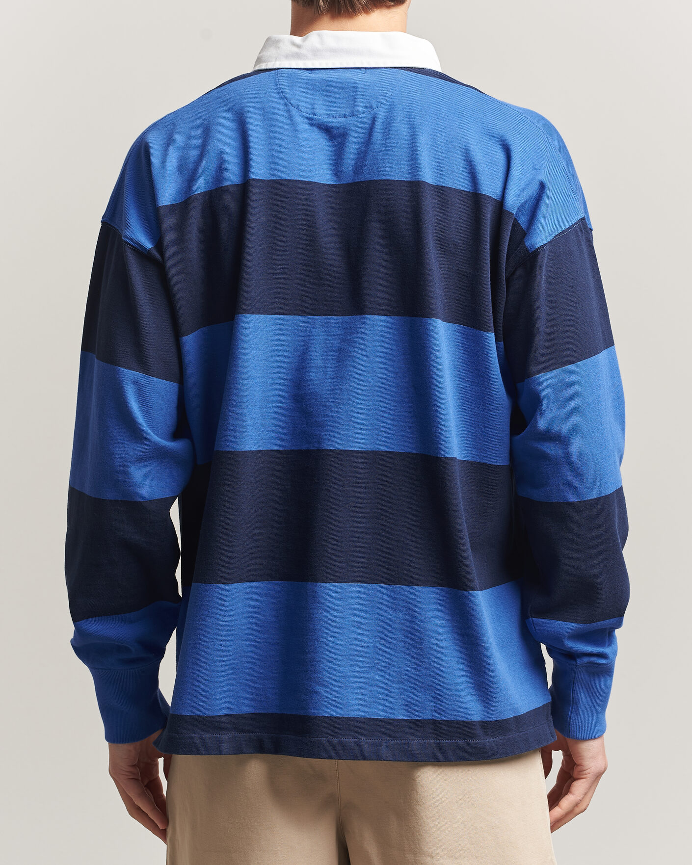 Herren | Pullover | Polo Ralph Lauren | Striped Rugby Pullover Collegiate Blue