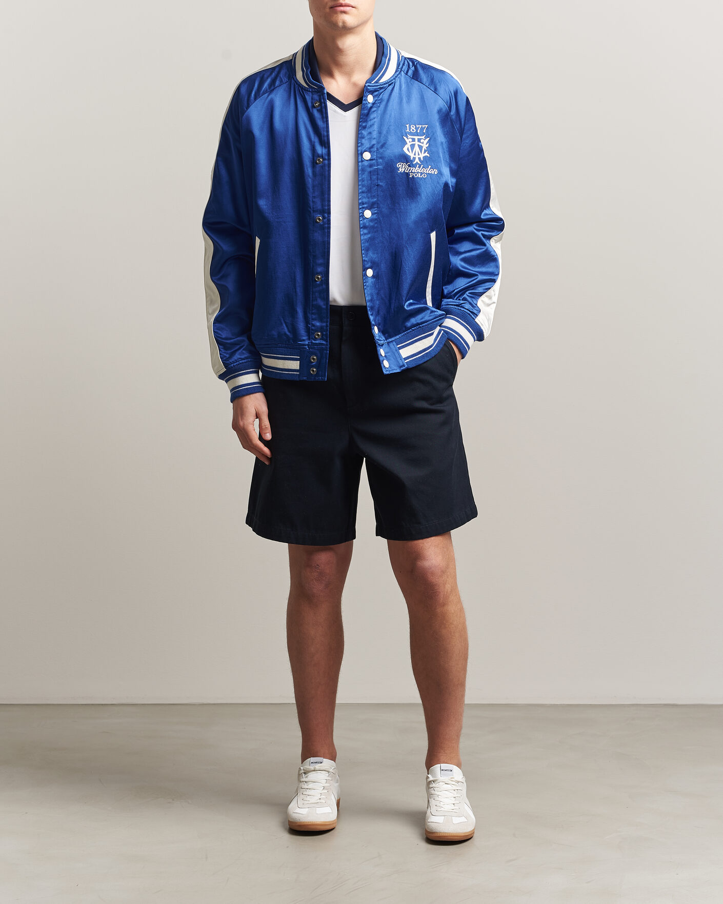 Herren | Jacken | Polo Ralph Lauren | Championship Bomber Jacket Graphic Royal/White