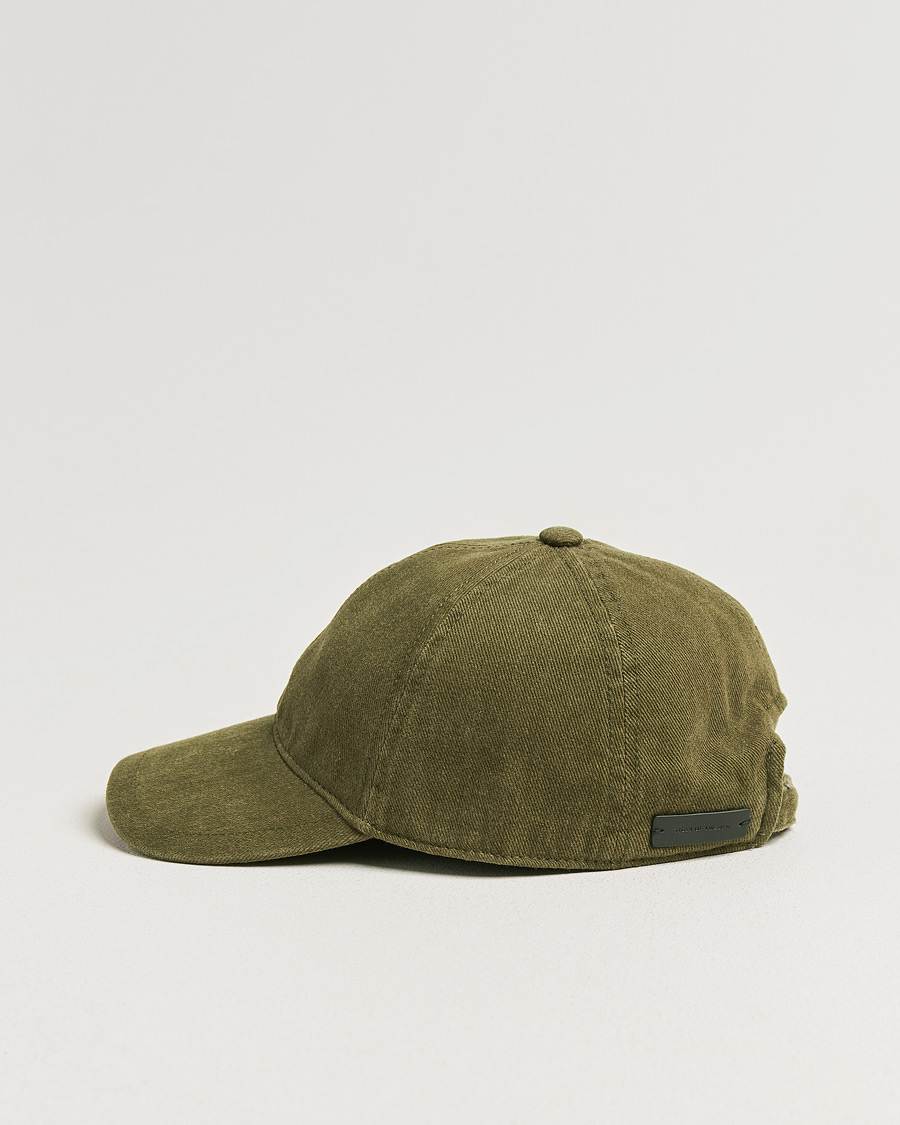 Herren | Hüte & Mützen | Tiger of Sweden | Hent Washed Cap Kalamata Green