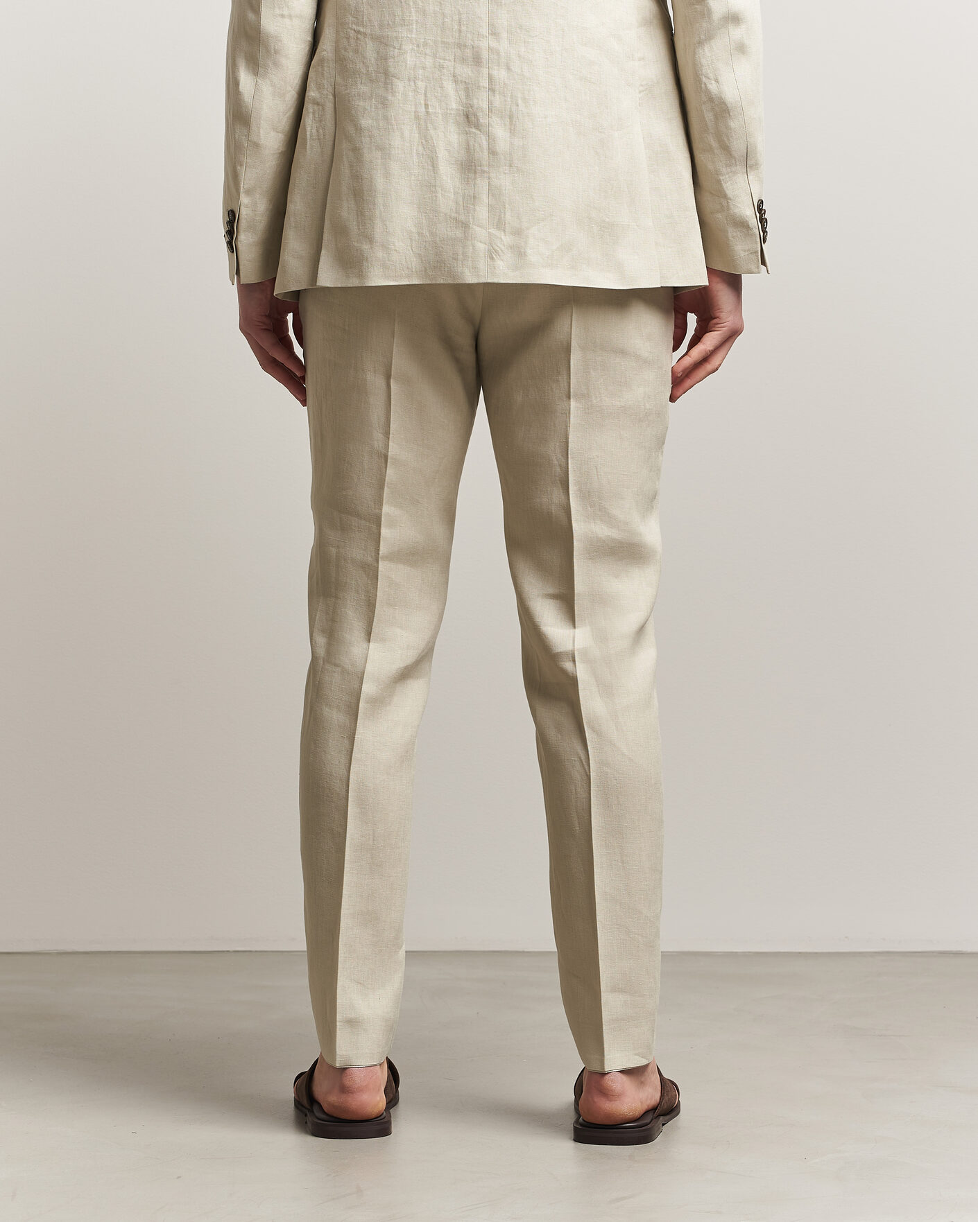 Herren | Hosen | Tiger of Sweden | Tenuta Linen Suit Trousers Cream Sand