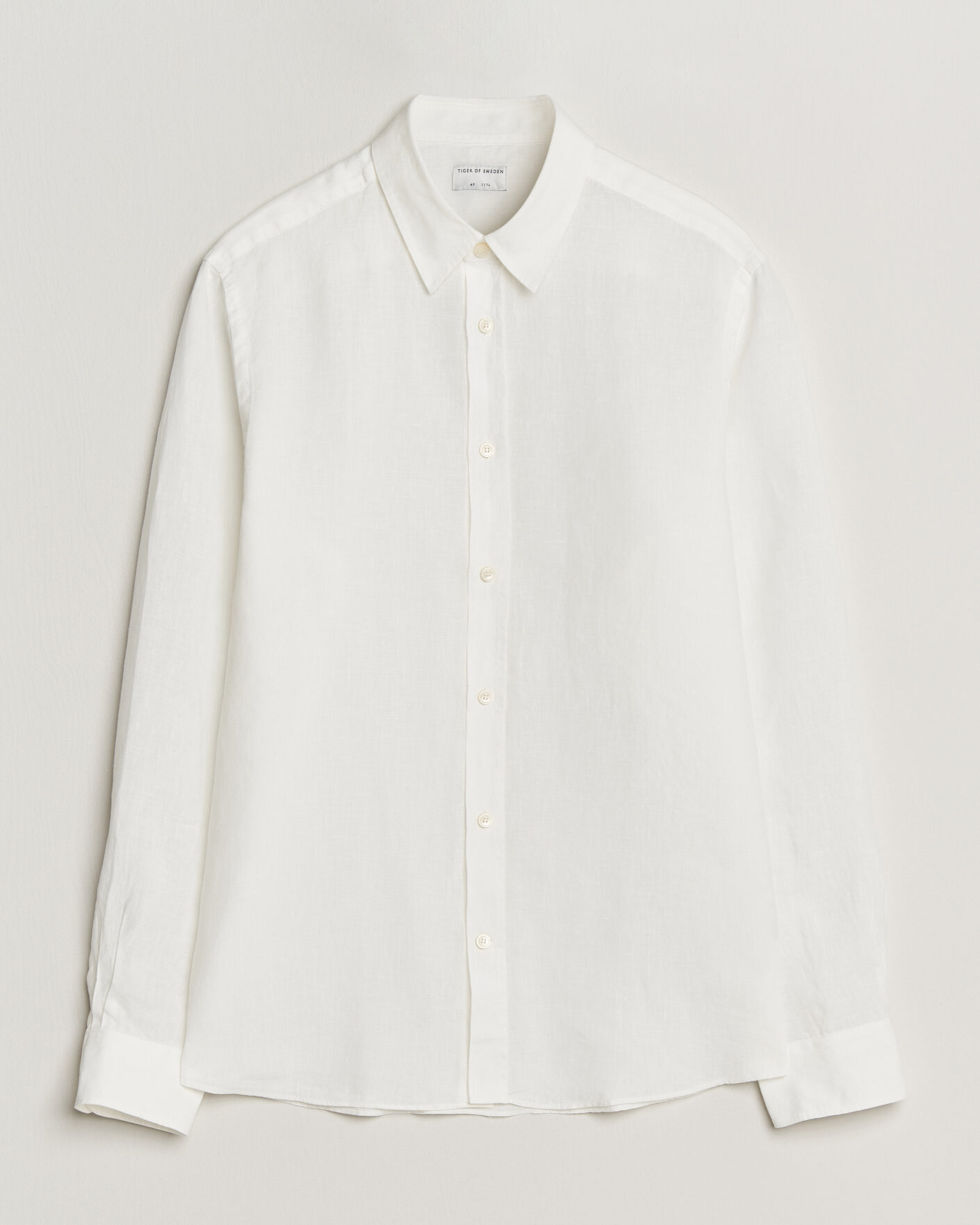 Herren | Hemden | Tiger of Sweden | Spenser Linen Shirt Off White