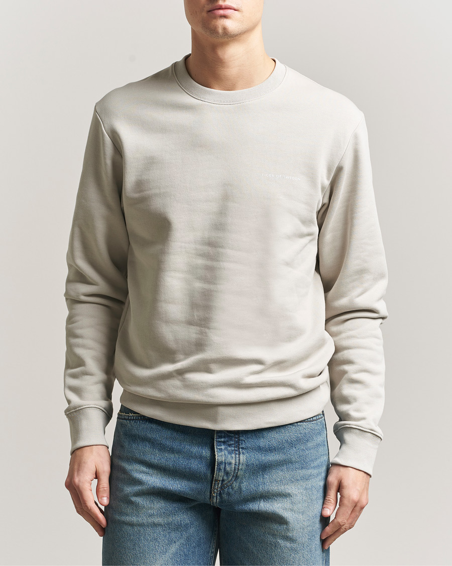 Herren | Pullover | Tiger of Sweden | Emerson Crew Neck Sweatshirt Seline Grey