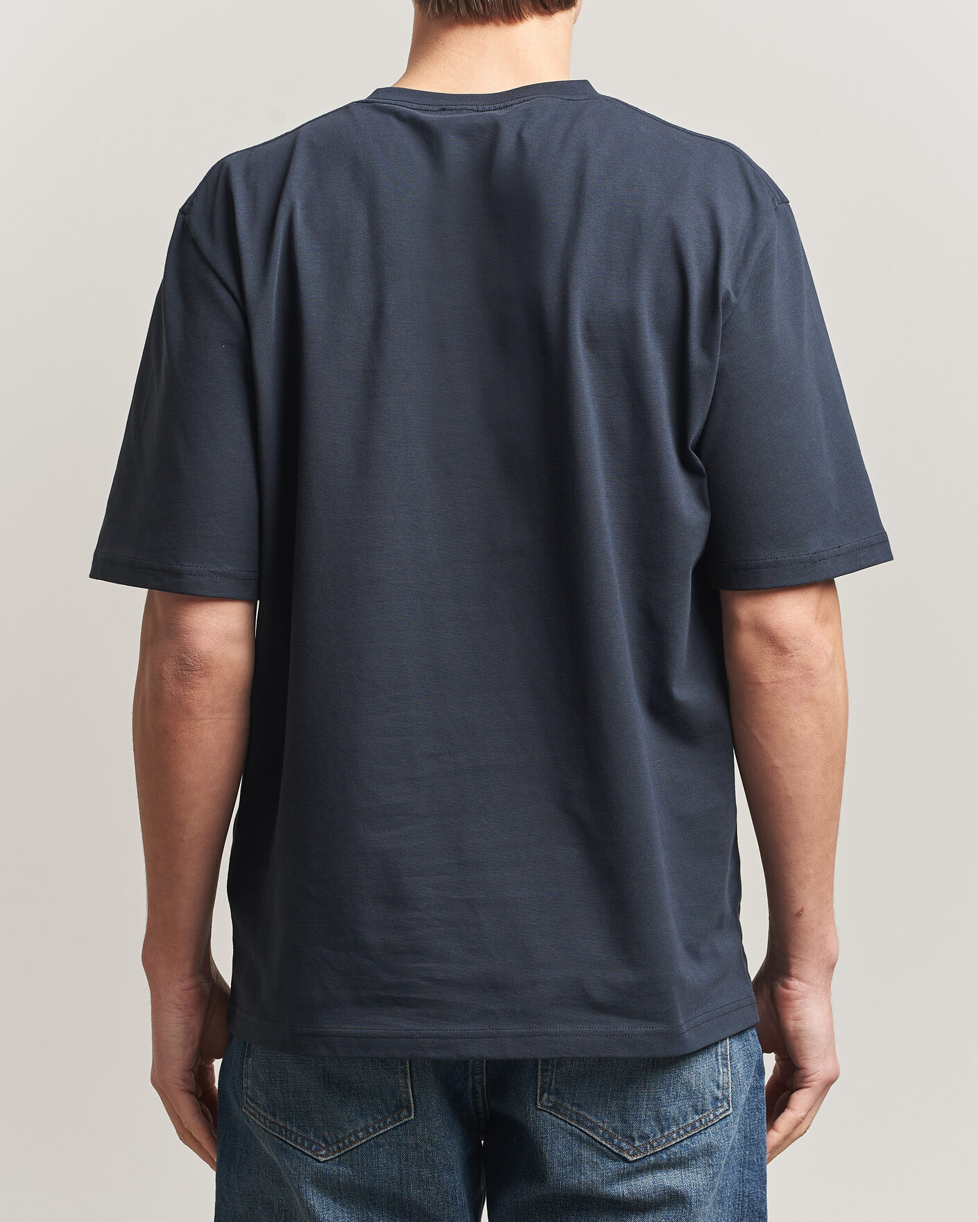 Herren | T-Shirts | Tiger of Sweden | Pro Logo Crew Neck T-Shirt Light Ink