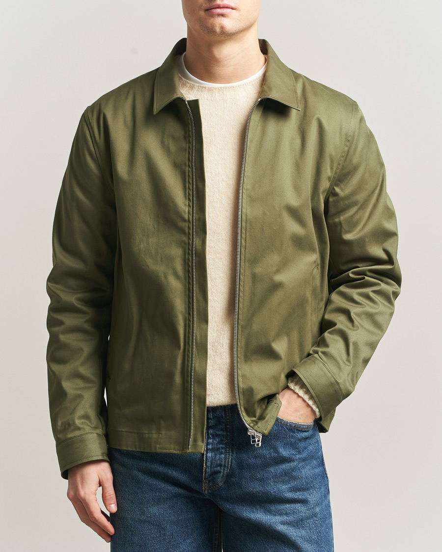 Herren | Jacken | Tiger of Sweden | Barnaby Cotton Jacket Kalamata Green