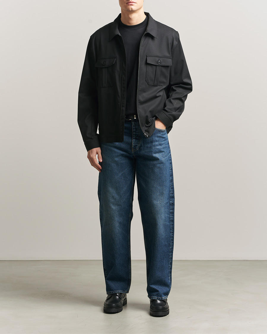 Herren | Hemden | Tiger of Sweden | Barnaby Technical Overshirt Black