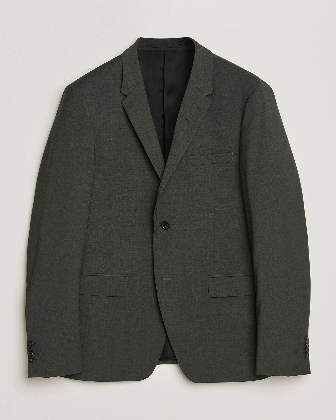 Herren | Sakkos | Tiger of Sweden | Jamie Wool Travel Suit Blazer Olive Extreme