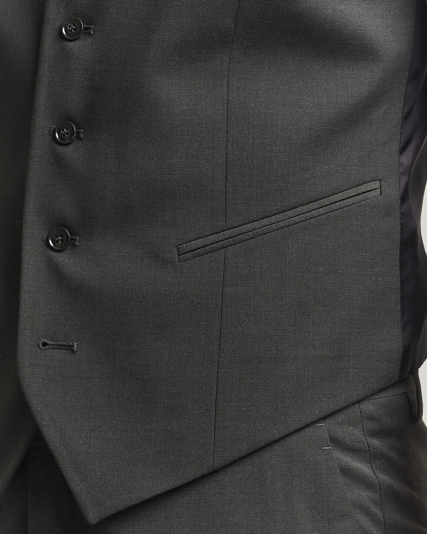 Herren | Westen | Tiger of Sweden | Winston Wool Travel Waistcoat Olive Extreme