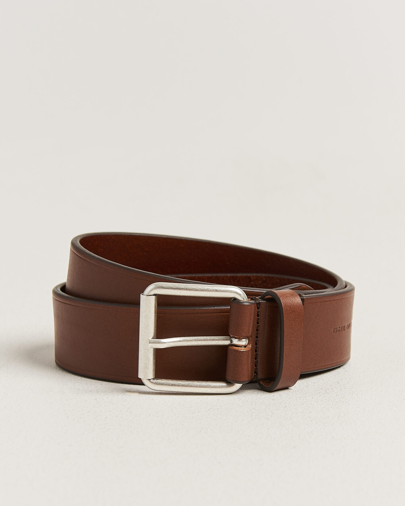 Herren | Gürtel | Tiger of Sweden | Labori Leather Belt Dark Brown