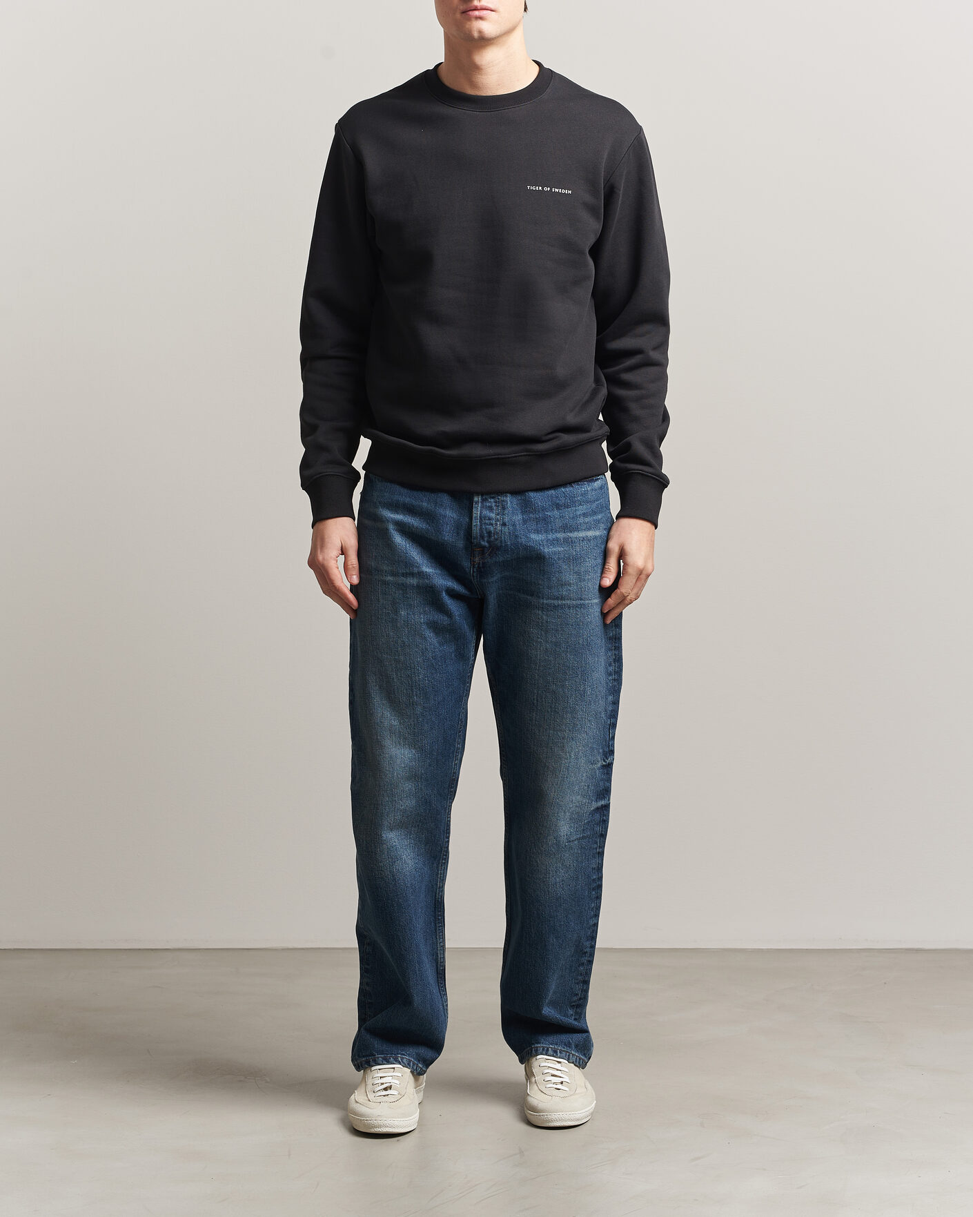 Herren | Pullover | Tiger of Sweden | Emerson Crew Neck Sweatshirt Black