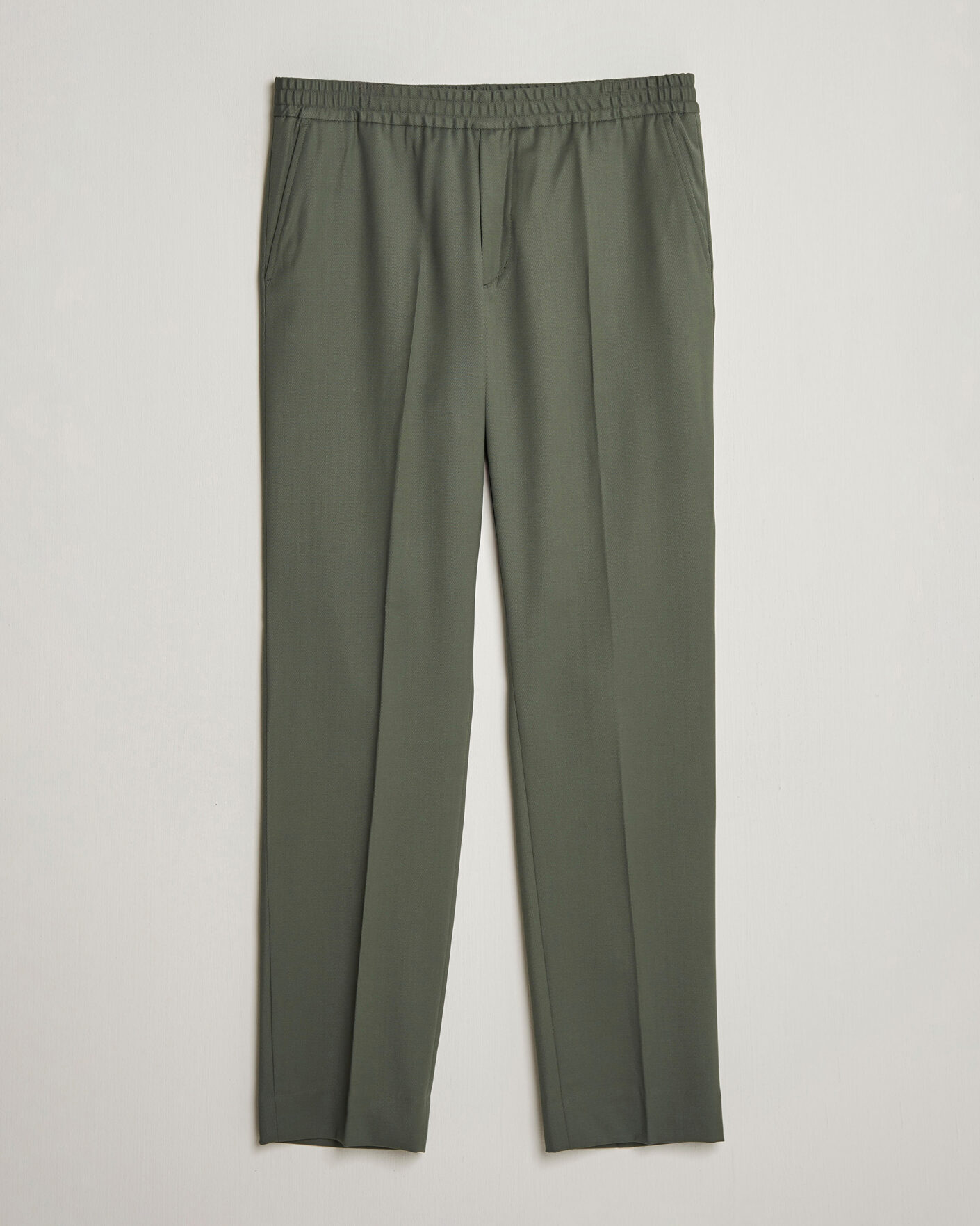 Herren | Hosen | Filippa K | Theo Relaxed Wool Trousers Grey Green
