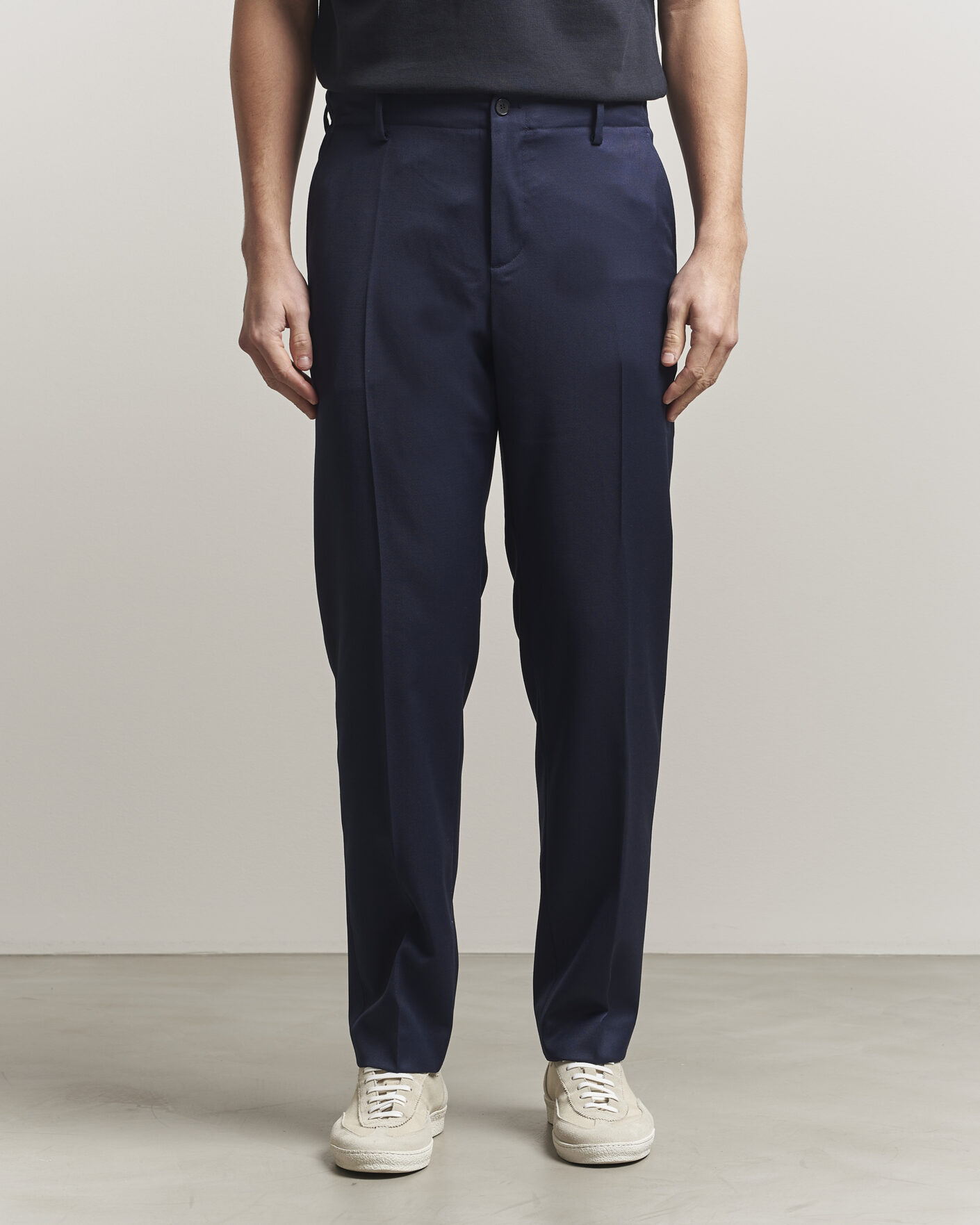 Herren | Hosen | Filippa K | Troy Tailored Drawstring Trousers Ink Navy